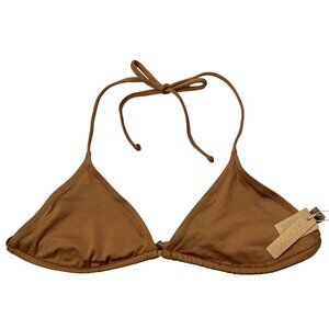 SKIMS Swim Micro Triangle Top Almond Womens 4X